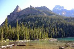 05 Wiwaxy Peaks and Mount Huber Tower Above Lake O-Hara Morning